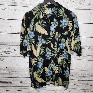 Cafe Havana‎ Silk Hawaiian Shirt